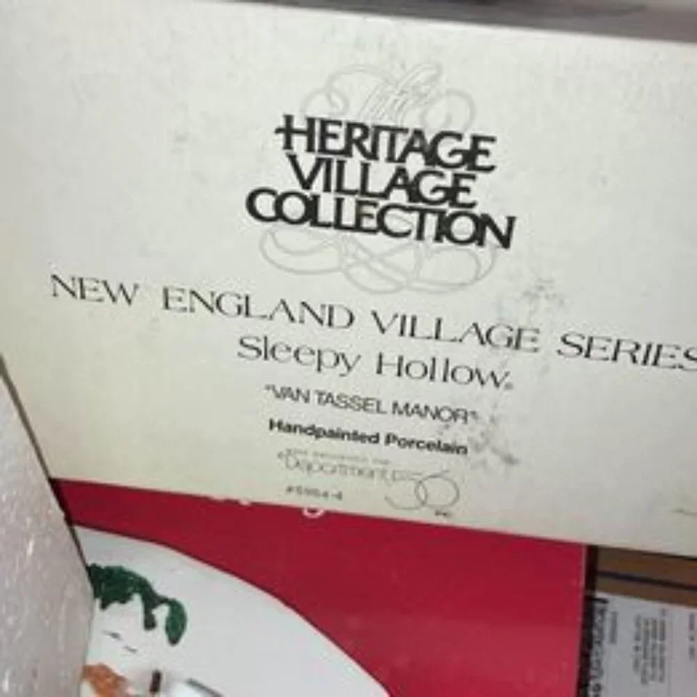 Department 56 New England Village series sleepy Hollow Van tassel manor